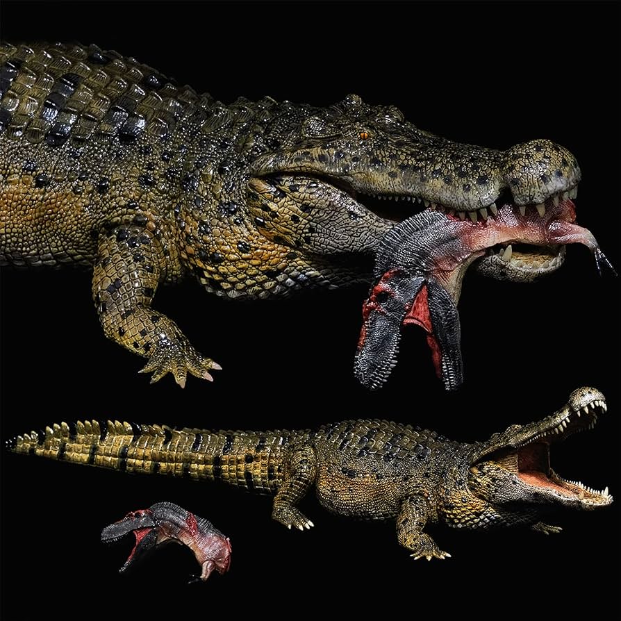 Amazon | REBOR 1/35 サイズ ワニ アパラチオサウルス 獣脚類