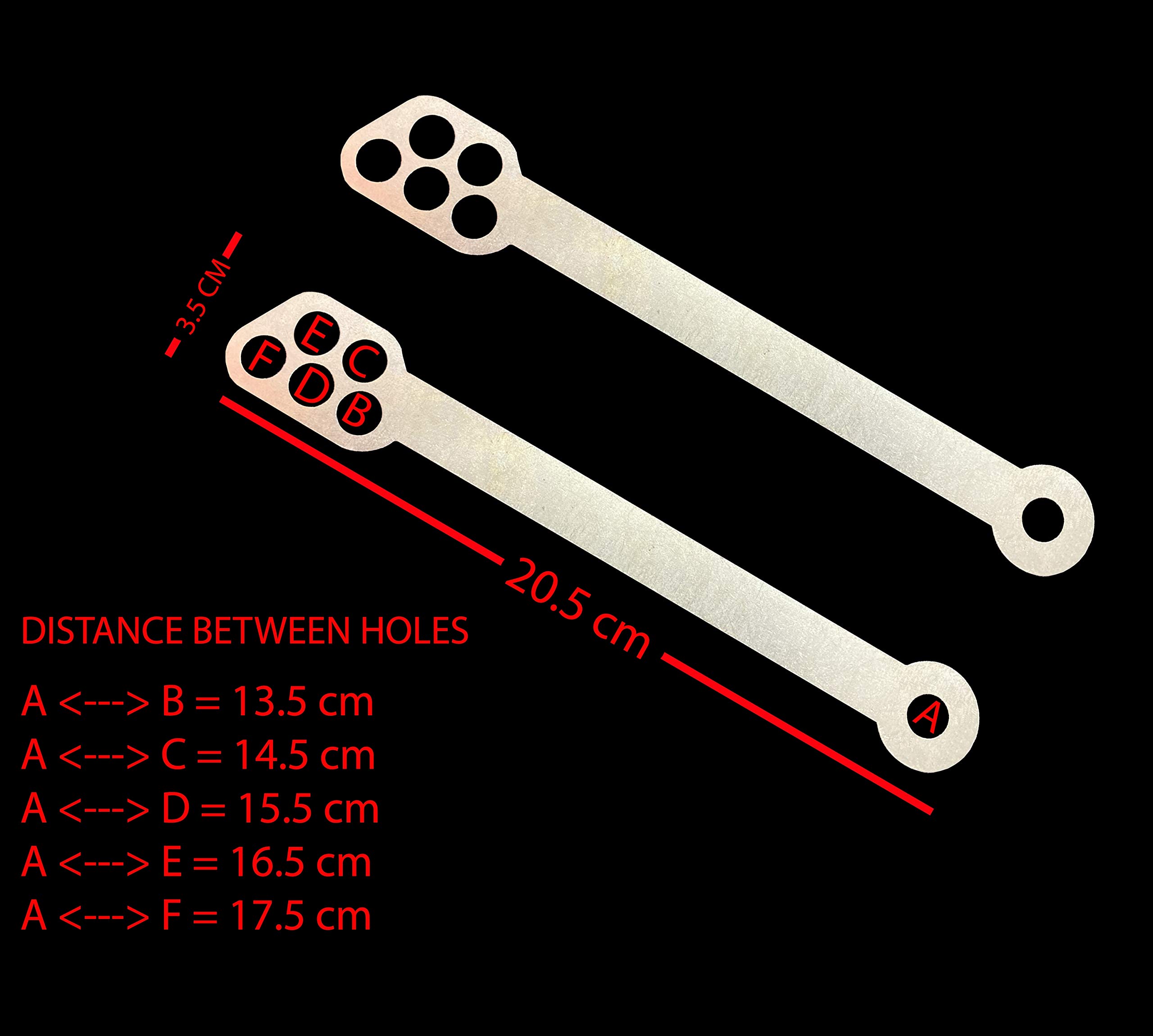Bieletas de Descenso para Kawasaki KLE 500 '91-'07 (20-80mm)