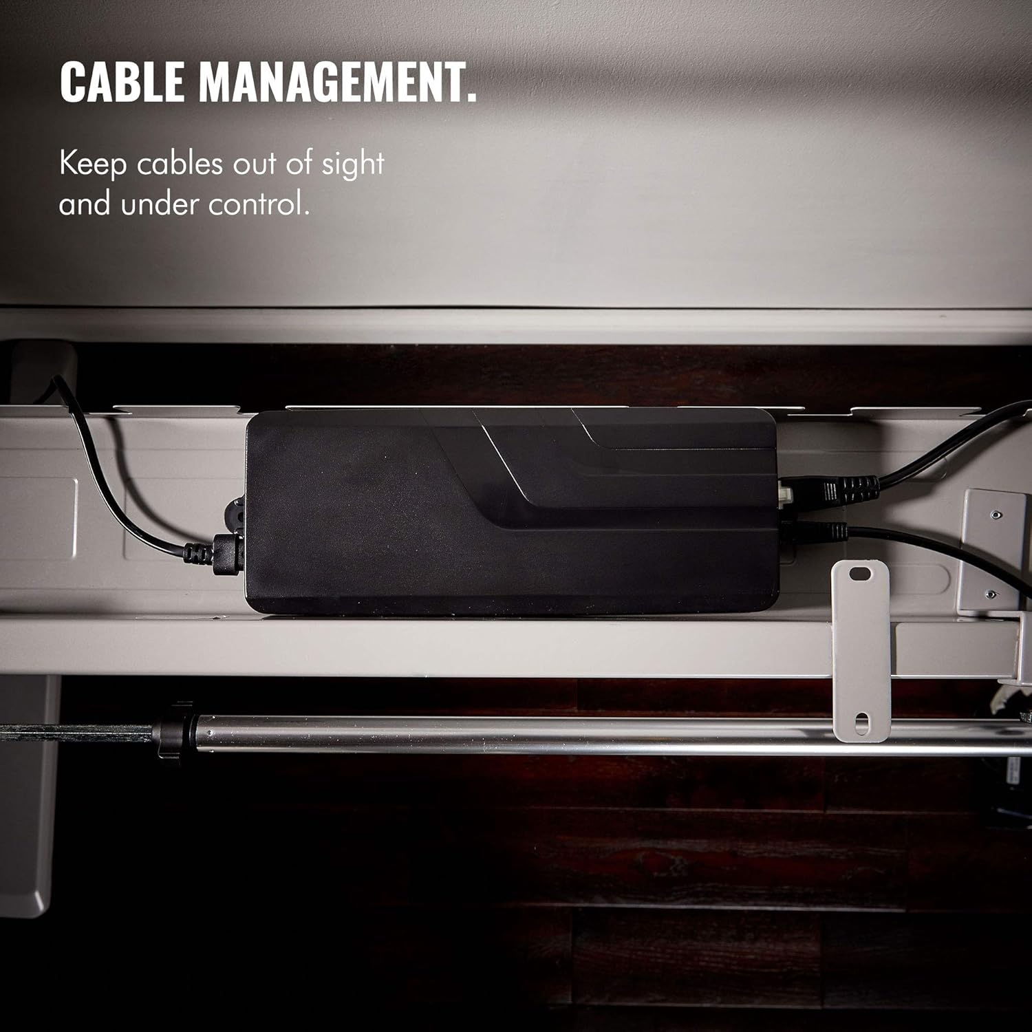 Desks Office Desks H48 X 63W VonHaus Electric Stand Up Desk Frame with