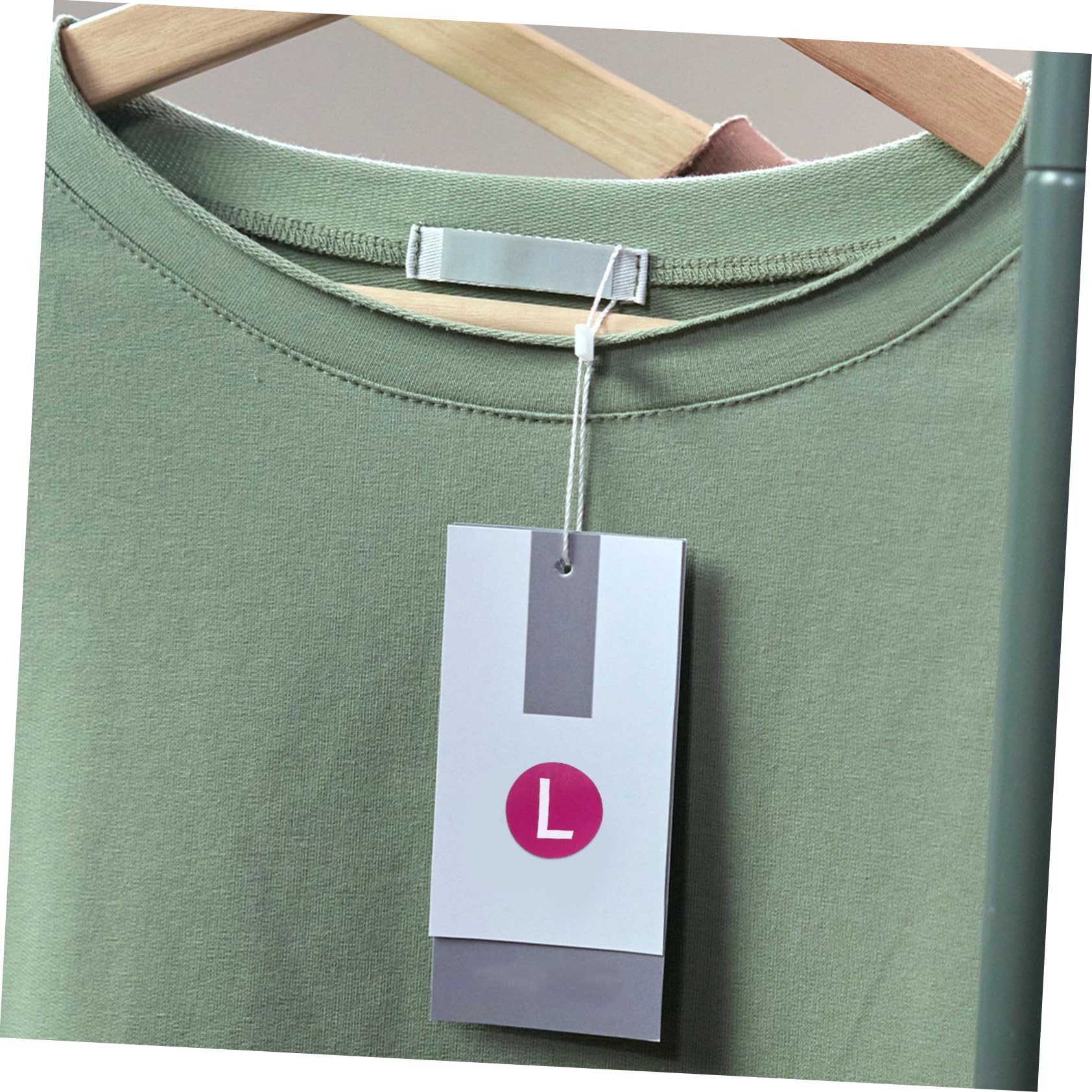 LALAFINA 21rotoli Etichette Adesive Per Abbigliamento Taglie - Stickers Autoadesivi Per Organizzare Vestiti Facili Da Applicare e Resistenti Per Uso Domestico e Al Dettaglio