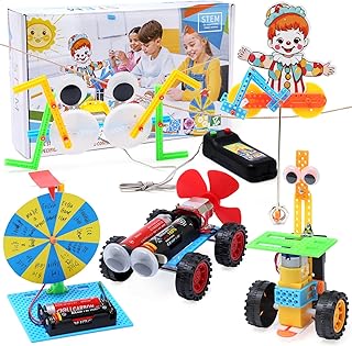 Juego de Experimentos, Proyectos Stem Aparato Educativos, Kit Científico Construcción de Exploración Electrónica DIY Set, Kit Eléctrico Física Educativo Regalo de Cumpleaños Navidad