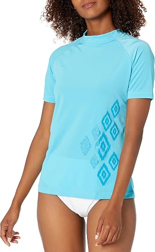 Kanu Surf Women's Marina UPF 50+ Short Sleeved Active Rashguard & Workout Top, S