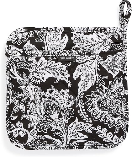 Miniatura 10 de Vera Bradley Juego de manoplas y guantes de horno de algodón para mujer, Flores encantadoras