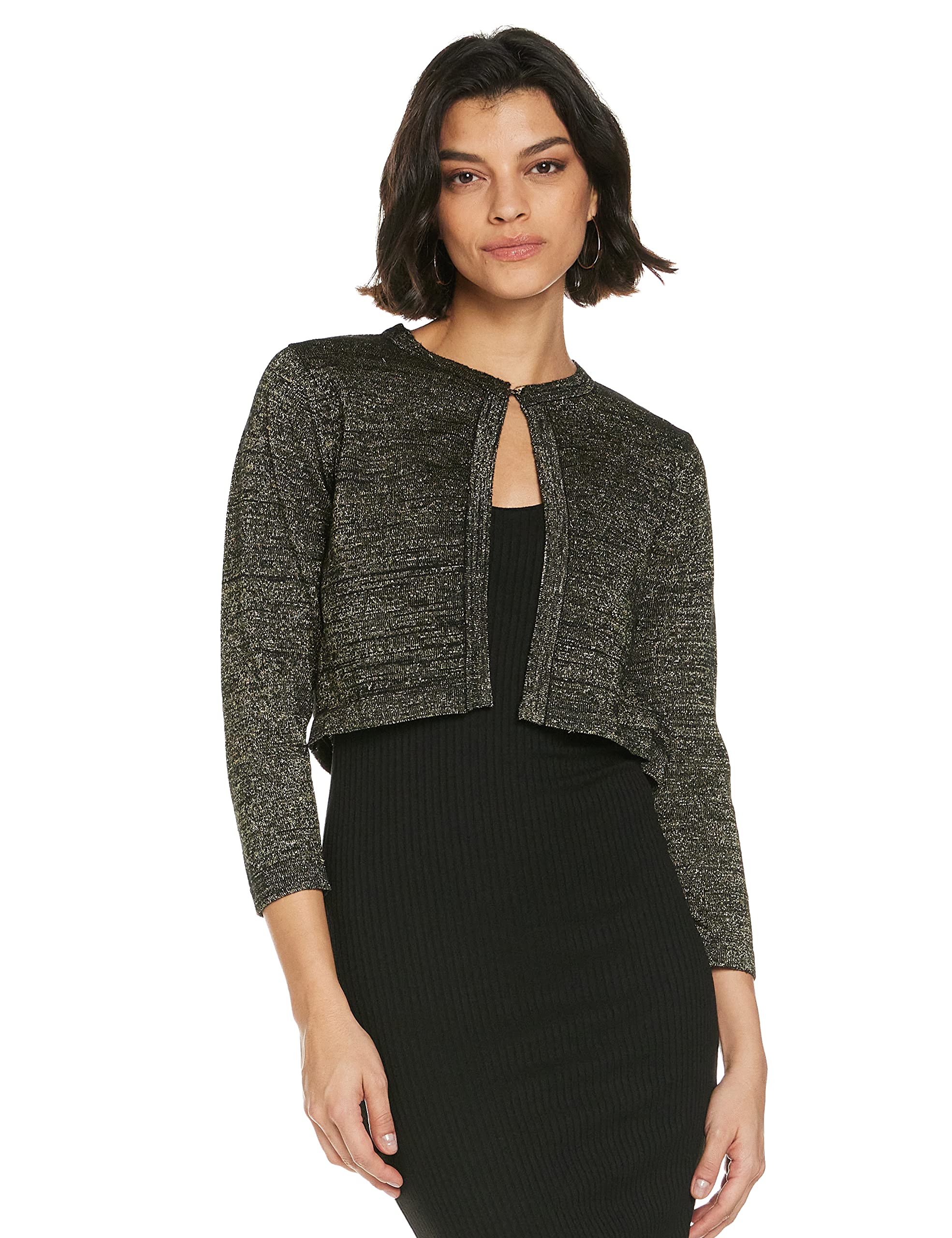 KRAVESolid Casual Womens Shrug Regular Cotton Lightweight Jacket