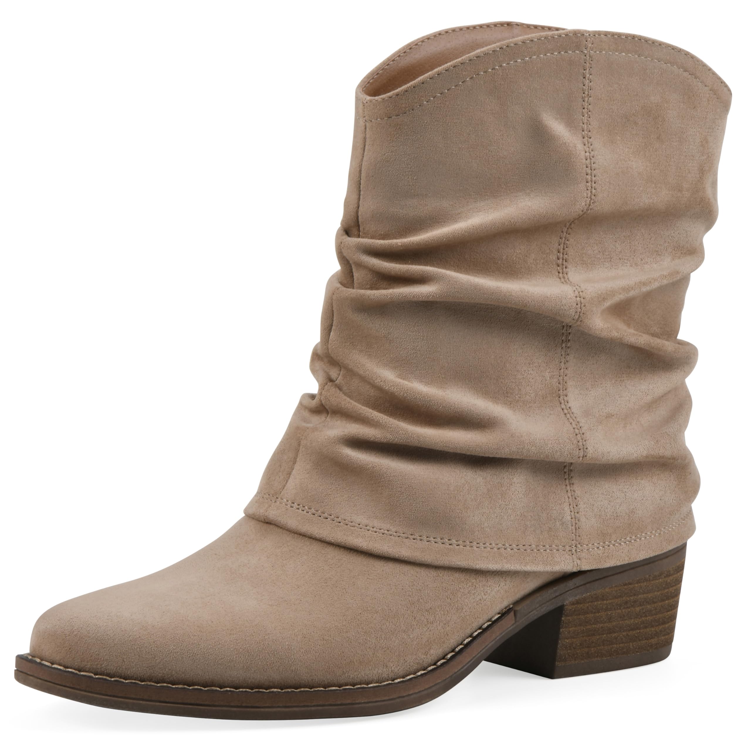 White Mountain Womens Alden Western Mid Shaft Bootie