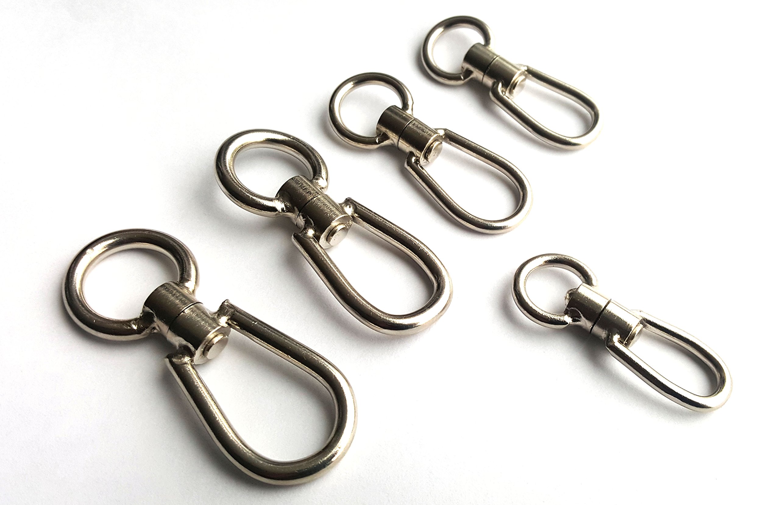 Girevoli Per Falconeria In Acciaio Inox – Set 3 Taglie (PRO IRON GEAR)