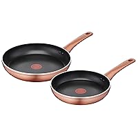 Lagostina Ramata Set Padelle Antiaderenti in Alluminio Ø 24/28 cm