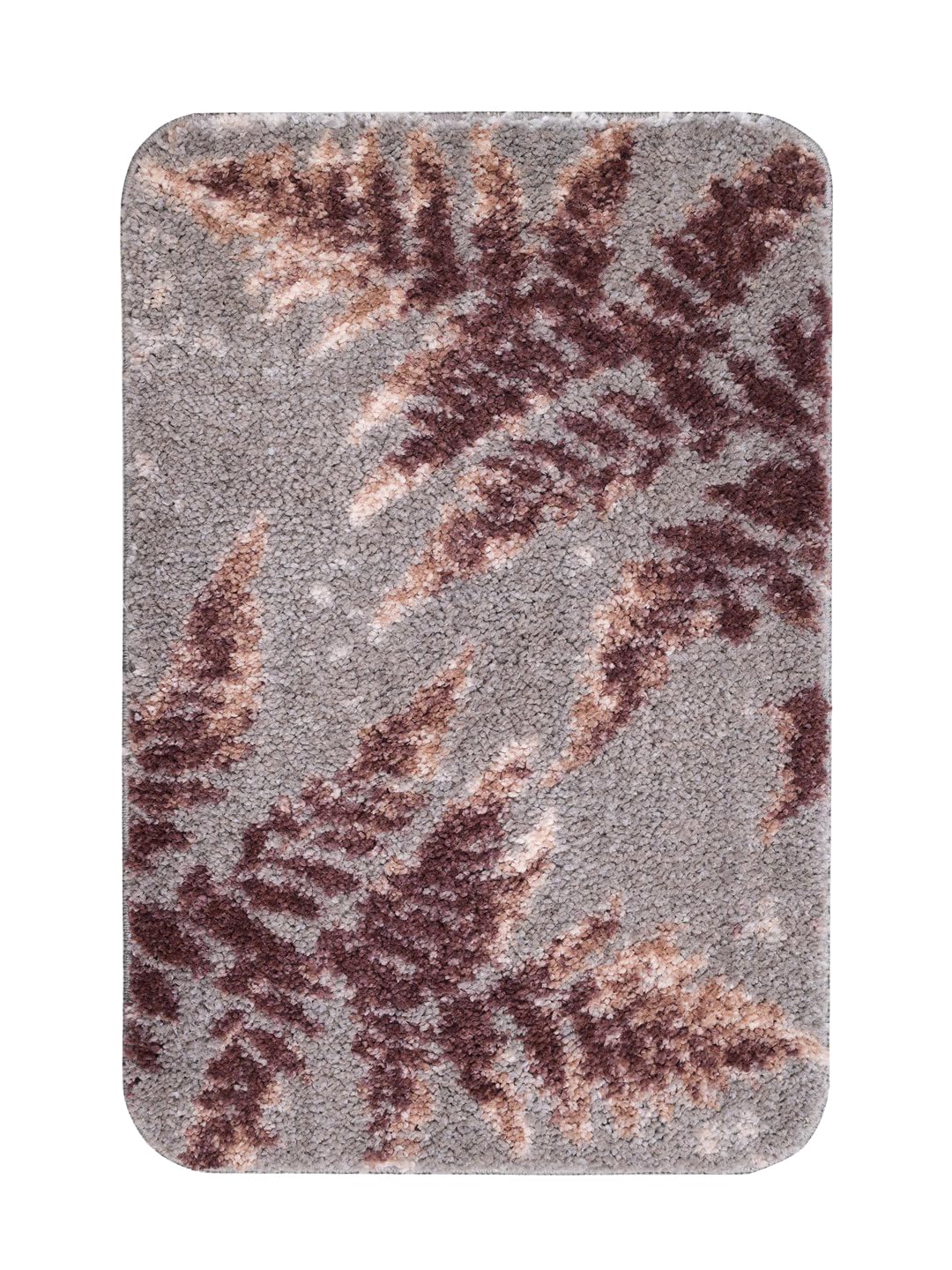 Saral Home Cedar Soft Antiskid Bathmat 1PC, Brown. 40x60 cm