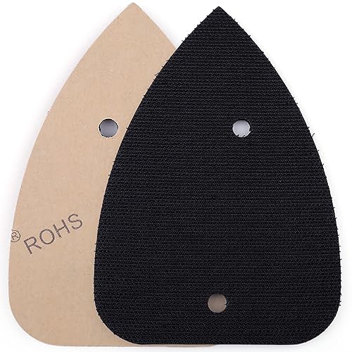 LotFancy Almohadilla de repuesto para lijadora de detalles, reemplaza al equipo original # 577044-01, paquete de 2, para lijadora de mouse Black &