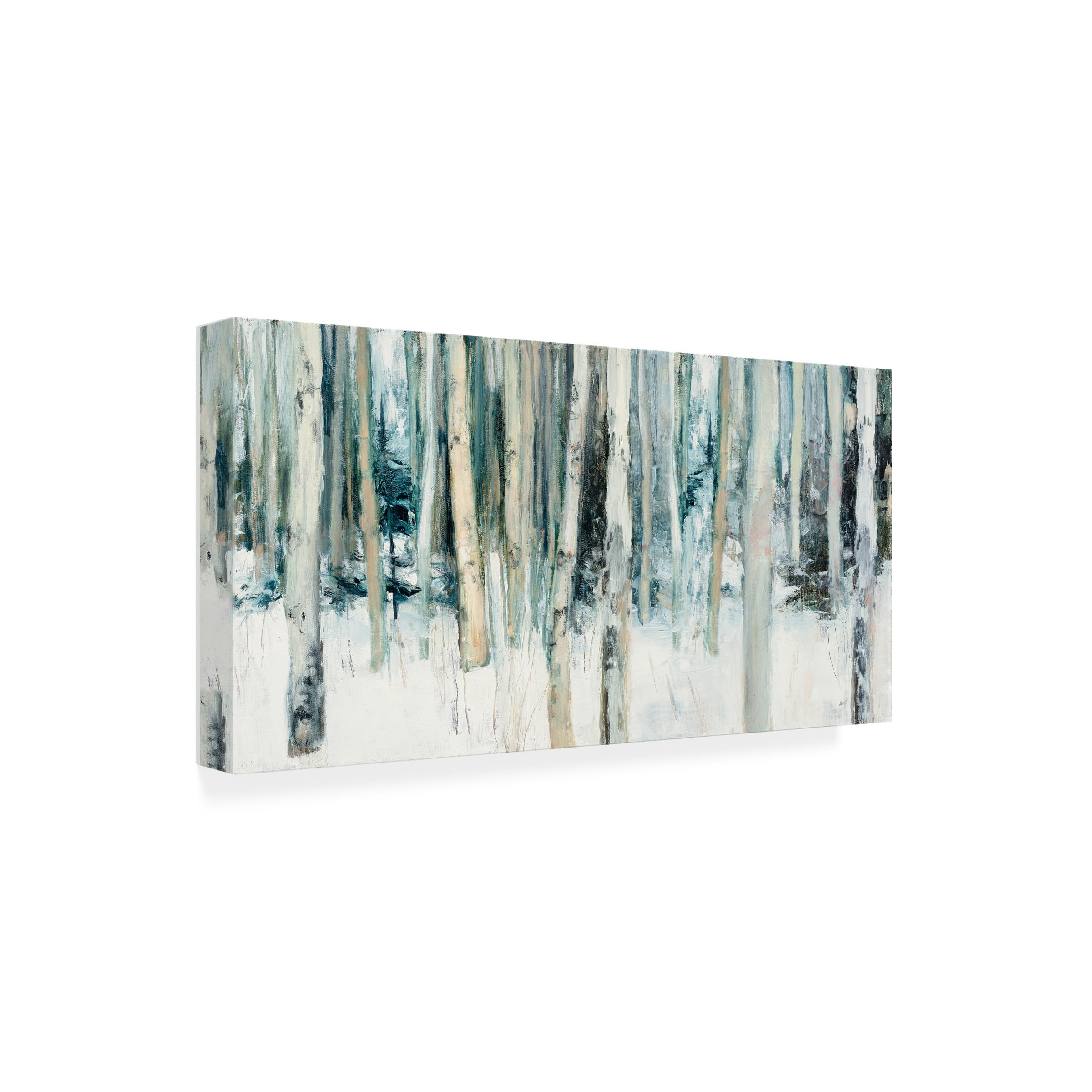 Trademark Fine Art Julia Purinton Winter Woods III Outdoor All-Weather Wall Decor