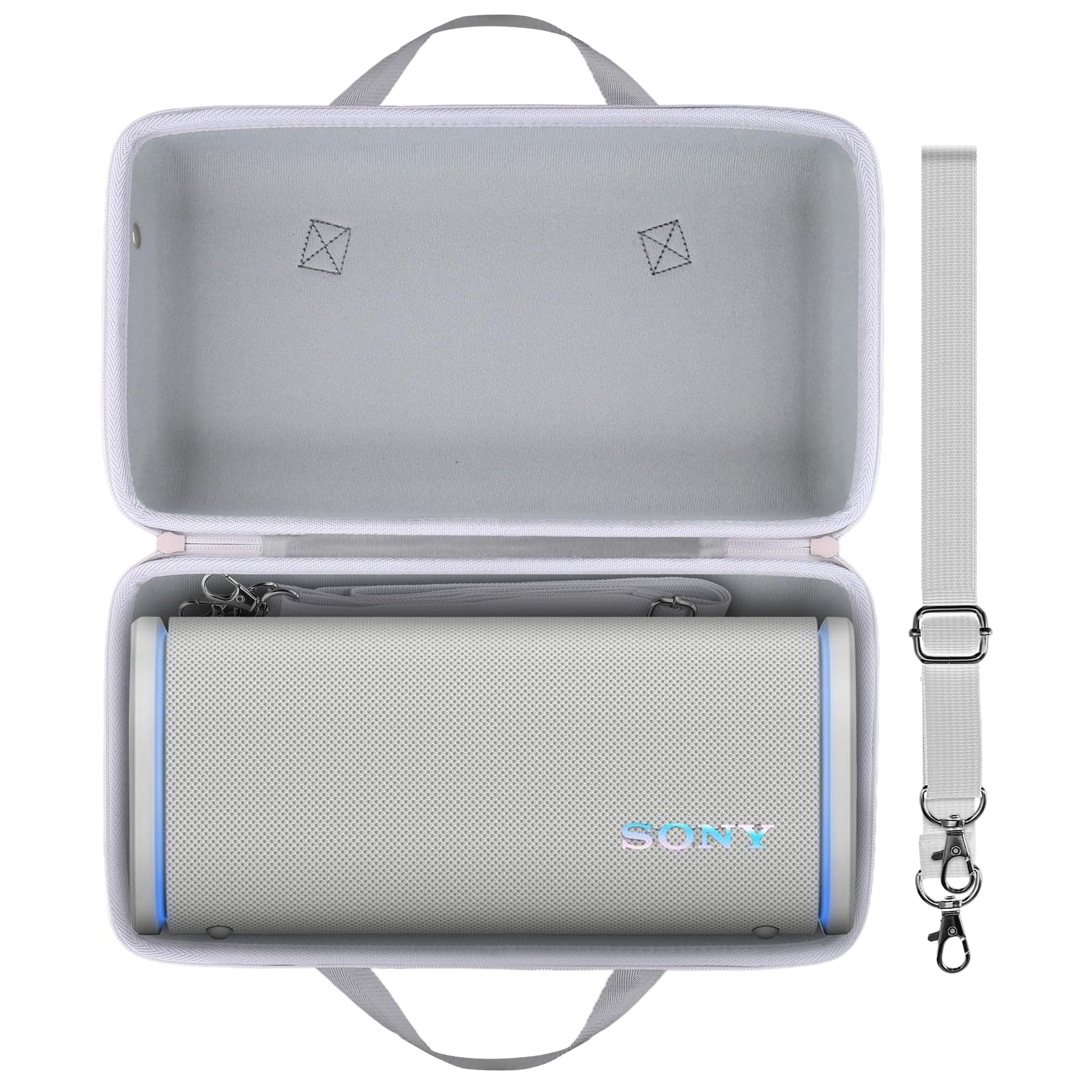 co2CREA für Sony ULT Field 5 Tragbarer Bluetooth Lautsprecher,Harte Schutzhülle Tasche passt ULT Power Sound IP67 wasserdichter Lautsprecher,Nur Tasche