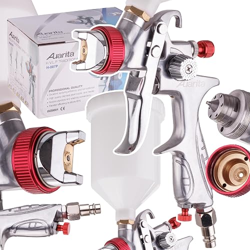 HVLP H-887P, buse 2,5 mm, godet 600 ml, 3 réglages Auarita