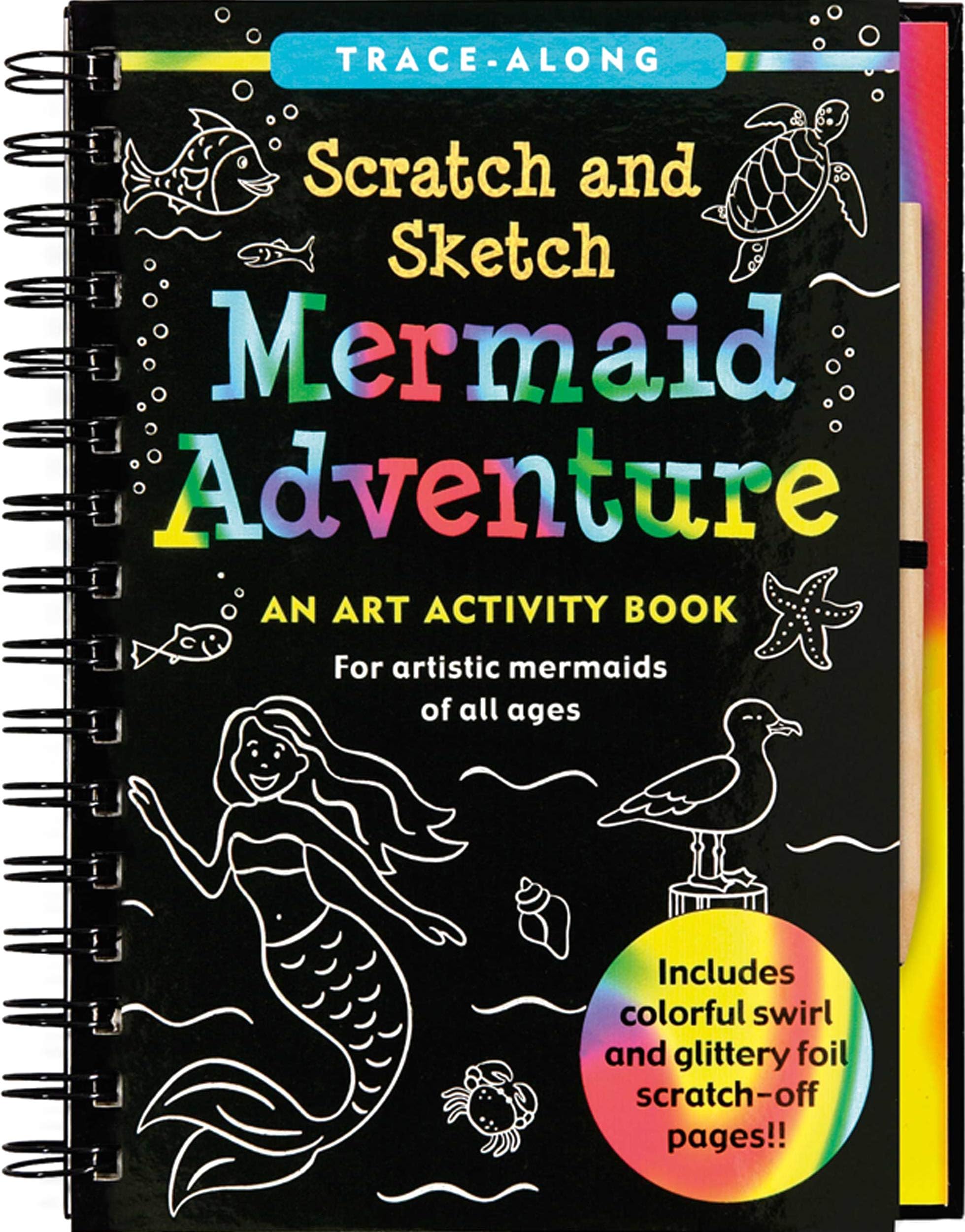 Peter Pauper Press Scratch & Sketch Mermaid Adventure