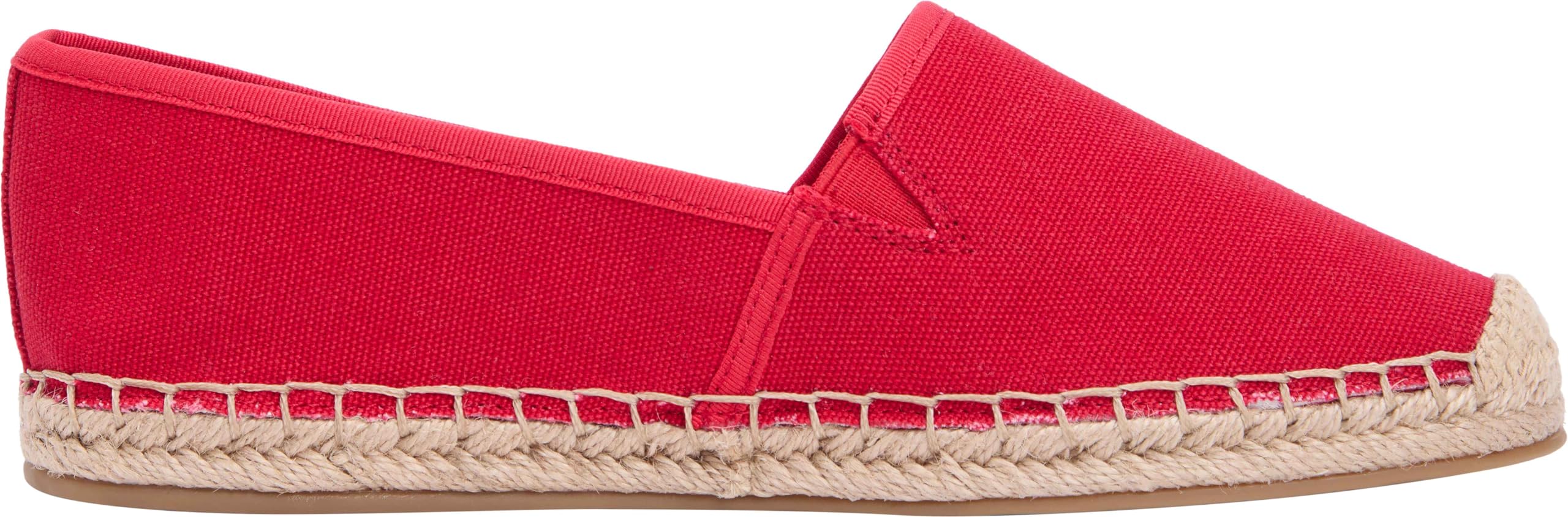 Tommy Hilfiger Donna Espadrillas Flag Canvas con Logo, Rosso (Primary Red), 39