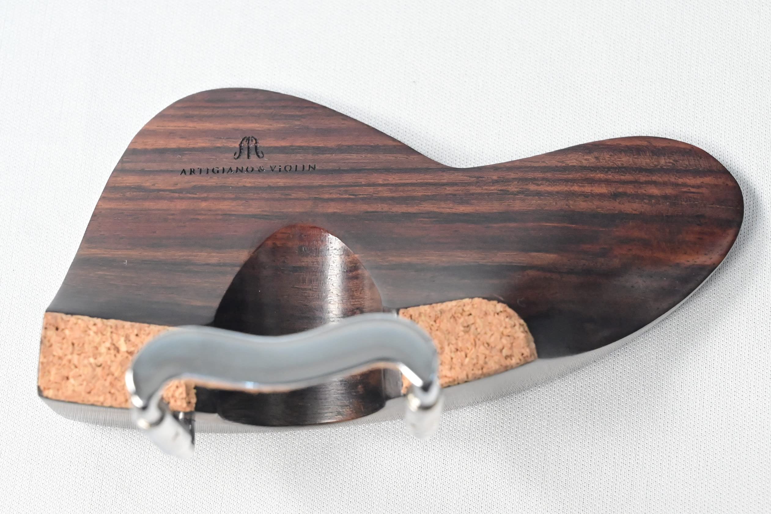 【美品】バイオリン　テールピース・あご当て　ローズウッド Amazon | バイオリン用 紫壇 フィッティングセット あご当て/テール