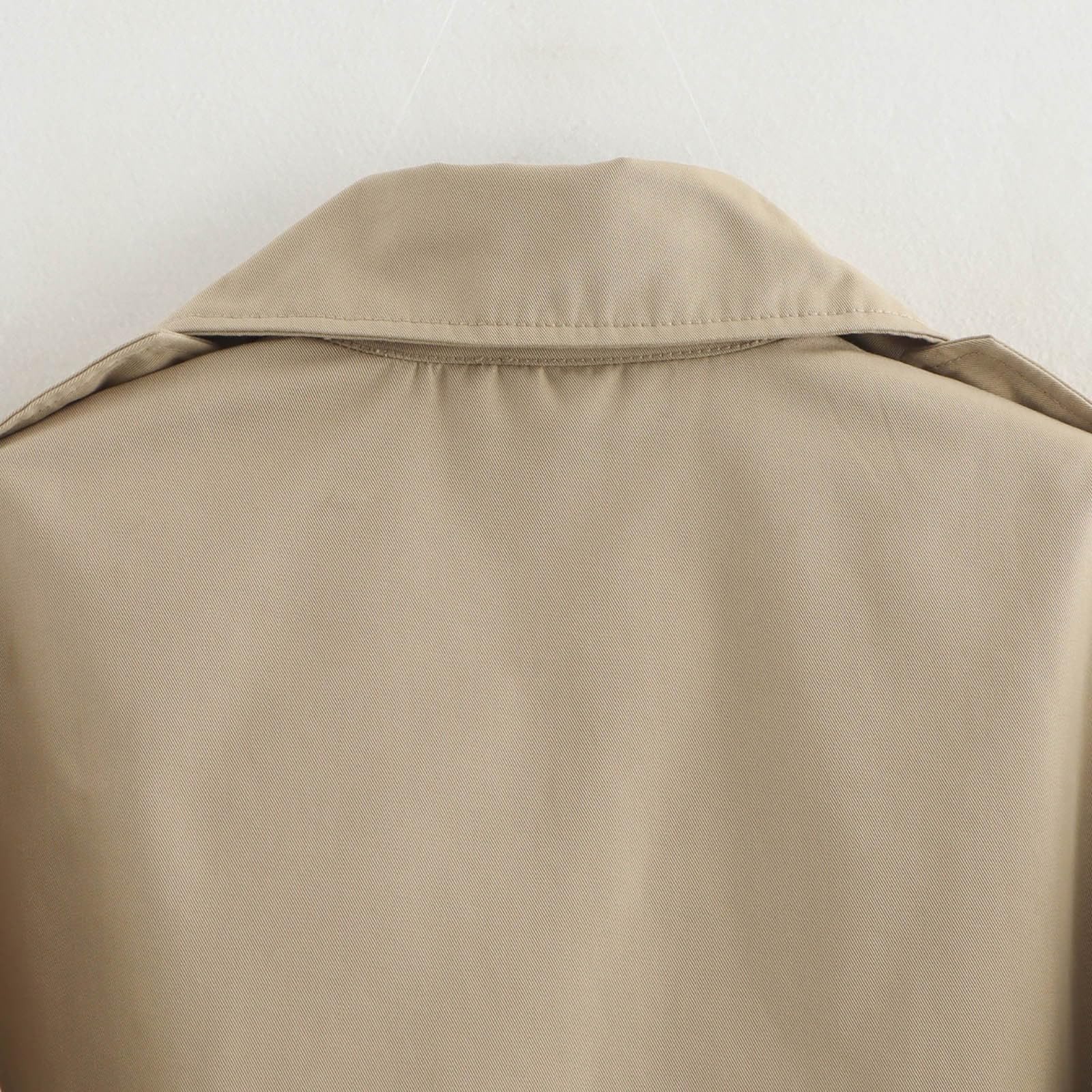 Cocila Trench Coat Court DéContracté à Manches Longues Et Cordon De Serrage Pour Femme Vestes Lit Femmes Grande Taille Veste Femme Demi Saison Veste Jean Chic Elegant Chauffante Doudoune DoréE