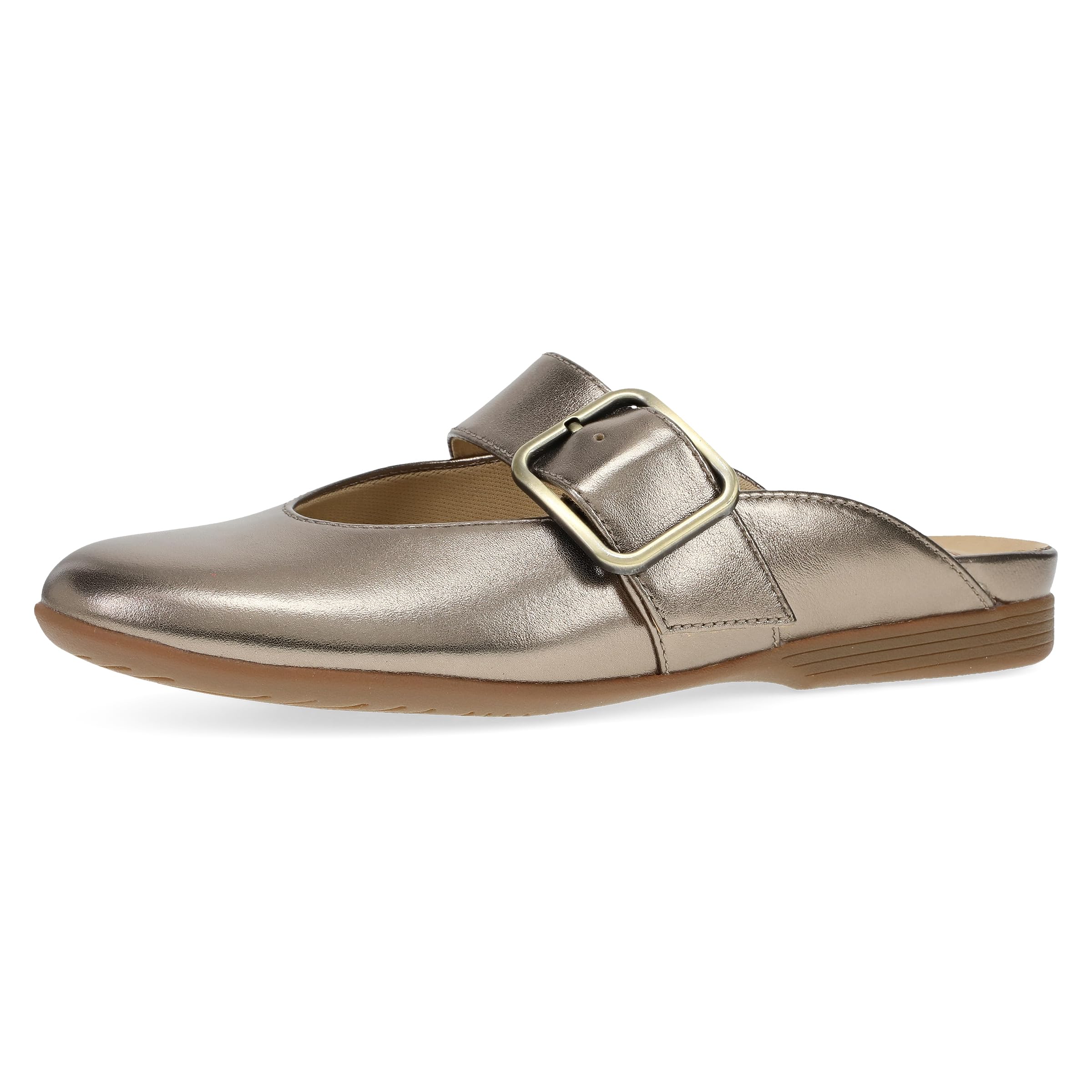 Dansko Lotus Mule Mary Jane Flats for Women - Arch Support, Soft Leather, Adjustable Buckle, All-Day Comfort, Quality Construction