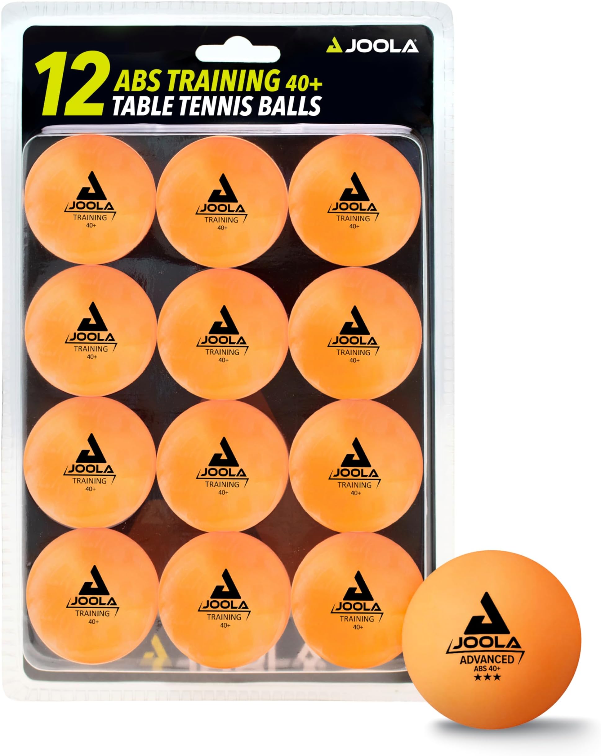 Training 3 Star Table Tennis Balls 12, 60, or 120 Pack - 40+mm Regulation Bulk Ping Pong Balls for Competition and Recreational Play - Fun as a Cat Toy - Indoor and Outdoor Compatible