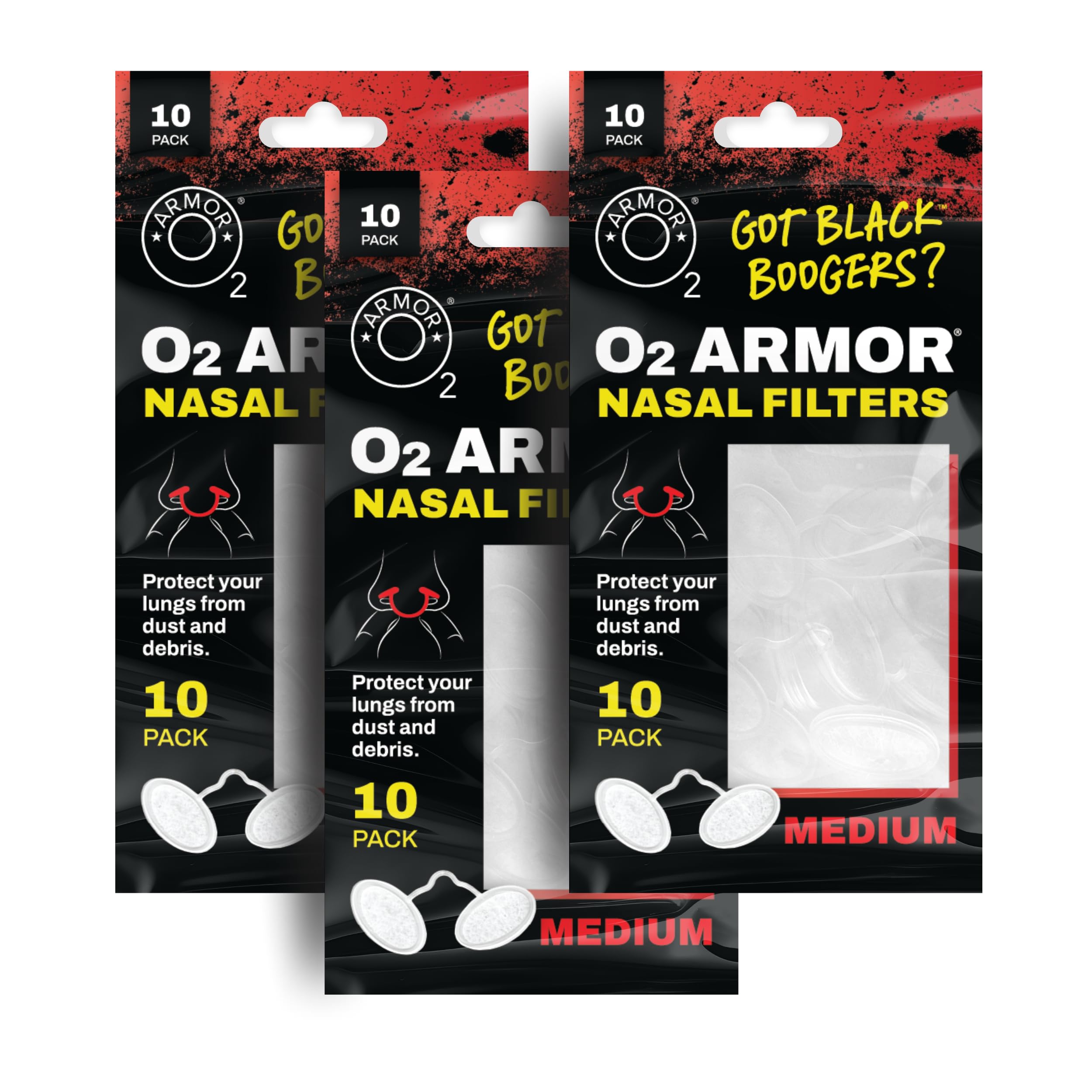 O2 Armor Nose Filters - Welding & Allergy Protection -12