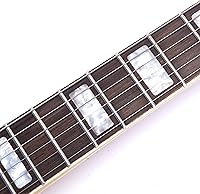 Vista 5 de Guitarra eléctrica de jazz GROTE de cuerpo hueco con herrajes cromados (Natural)