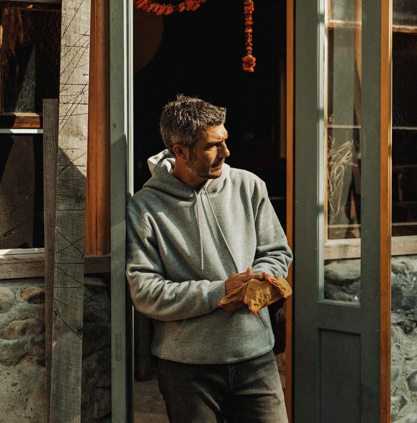 Huckberry Flint and Tinder 10-Year Pullover Hoodie, Mens Hooded Sweatshirt, Made in the USA Hoodies - Image 6