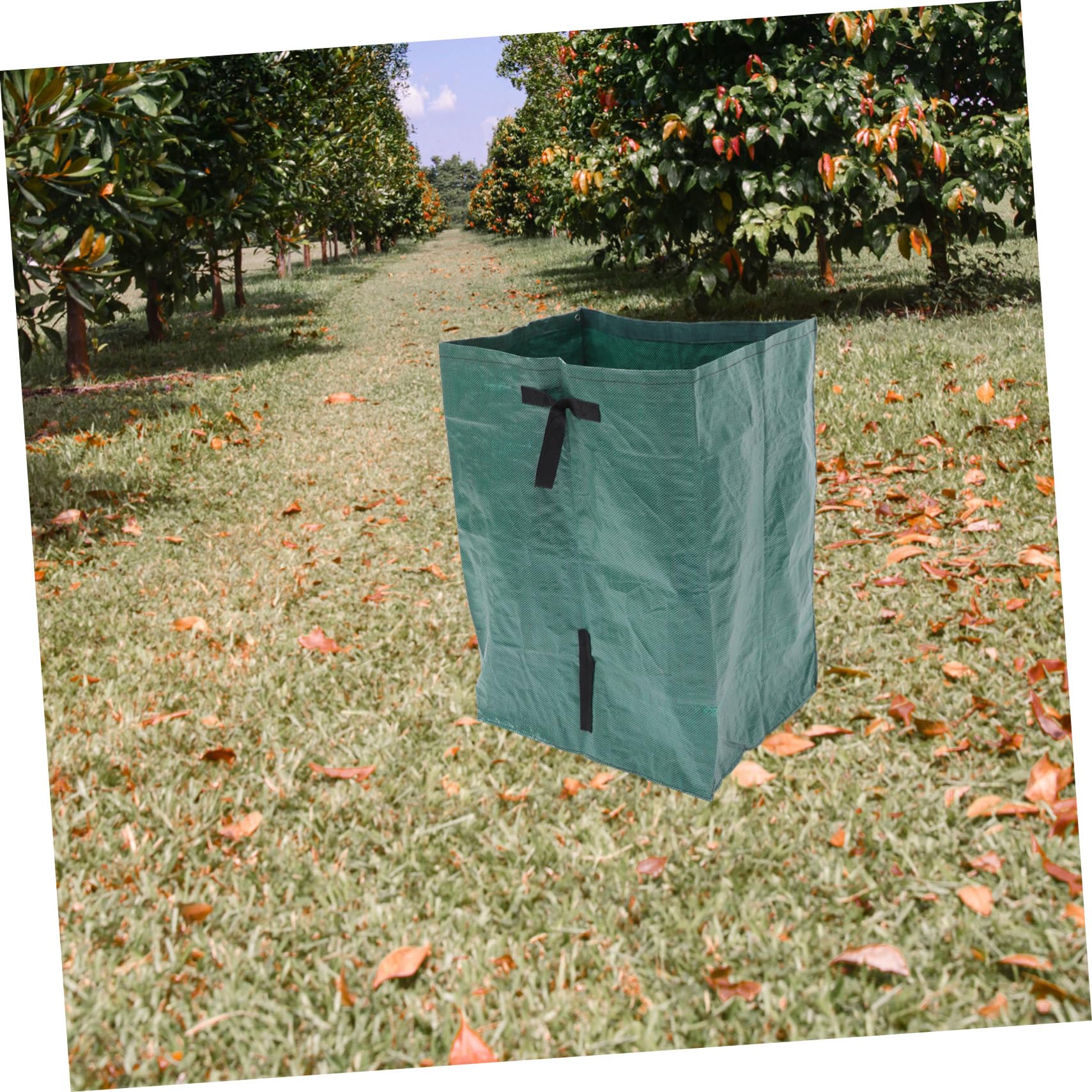 FUNOMOCYA Gardenwastebag 1pc Large Capacity Fallen Leaf Bag for Yard Handle Recyclables Branches Grass Random