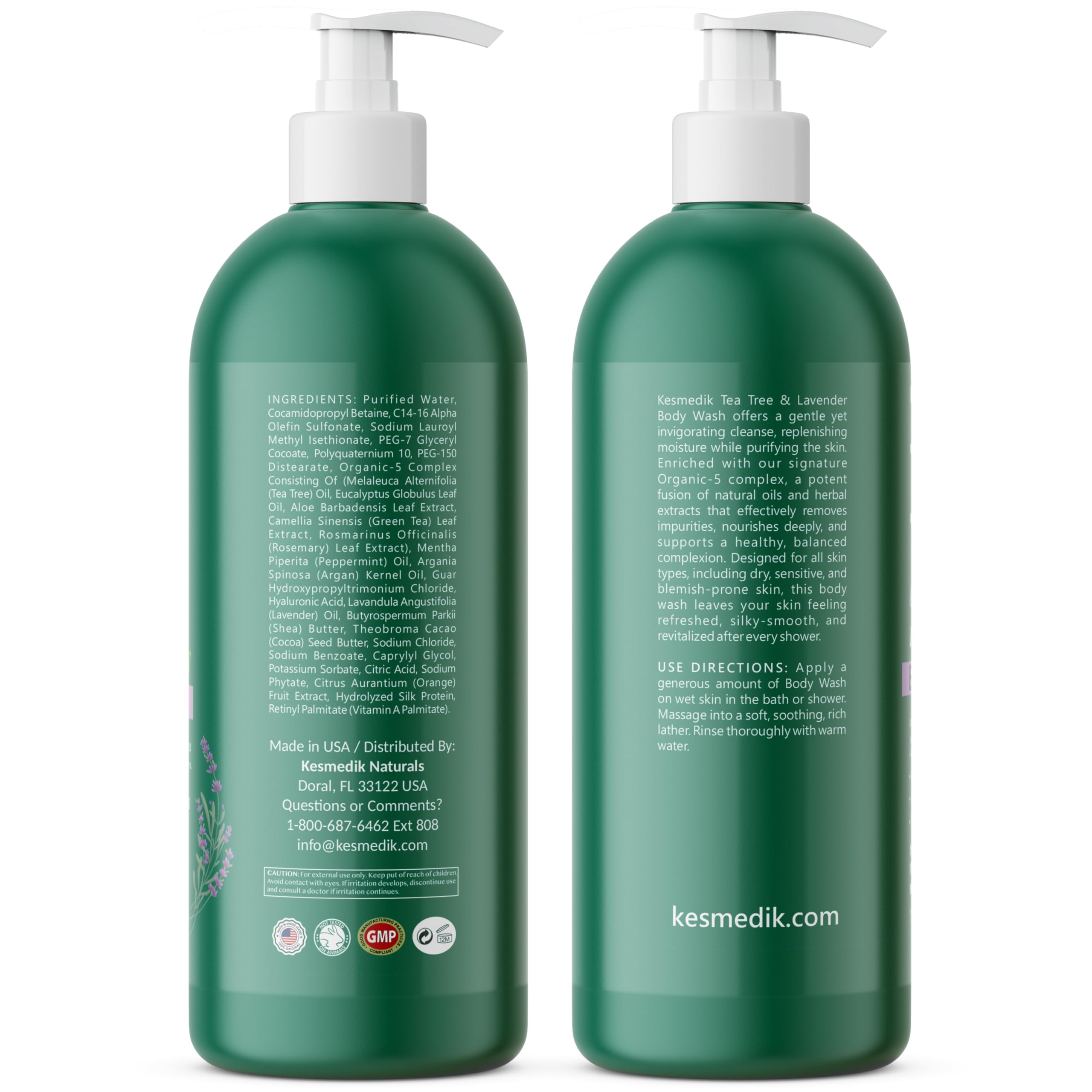 Gel de baño MaxTherapy, de árbol de té y lavanda, alivio de la picazón en la piel, combate el olor corporal, alivia la picazón fornal, pie de atleta, tiña y piel sensible, hombres y mujeres 7