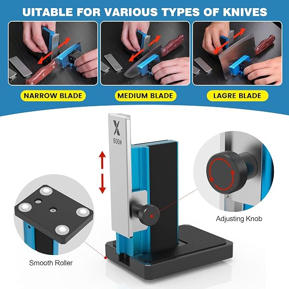 Adjustable Rolling Knife Sharpener, 1040 Angles