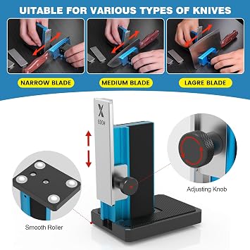 Adjustable Rolling Knife Sharpener, 1040 Angles