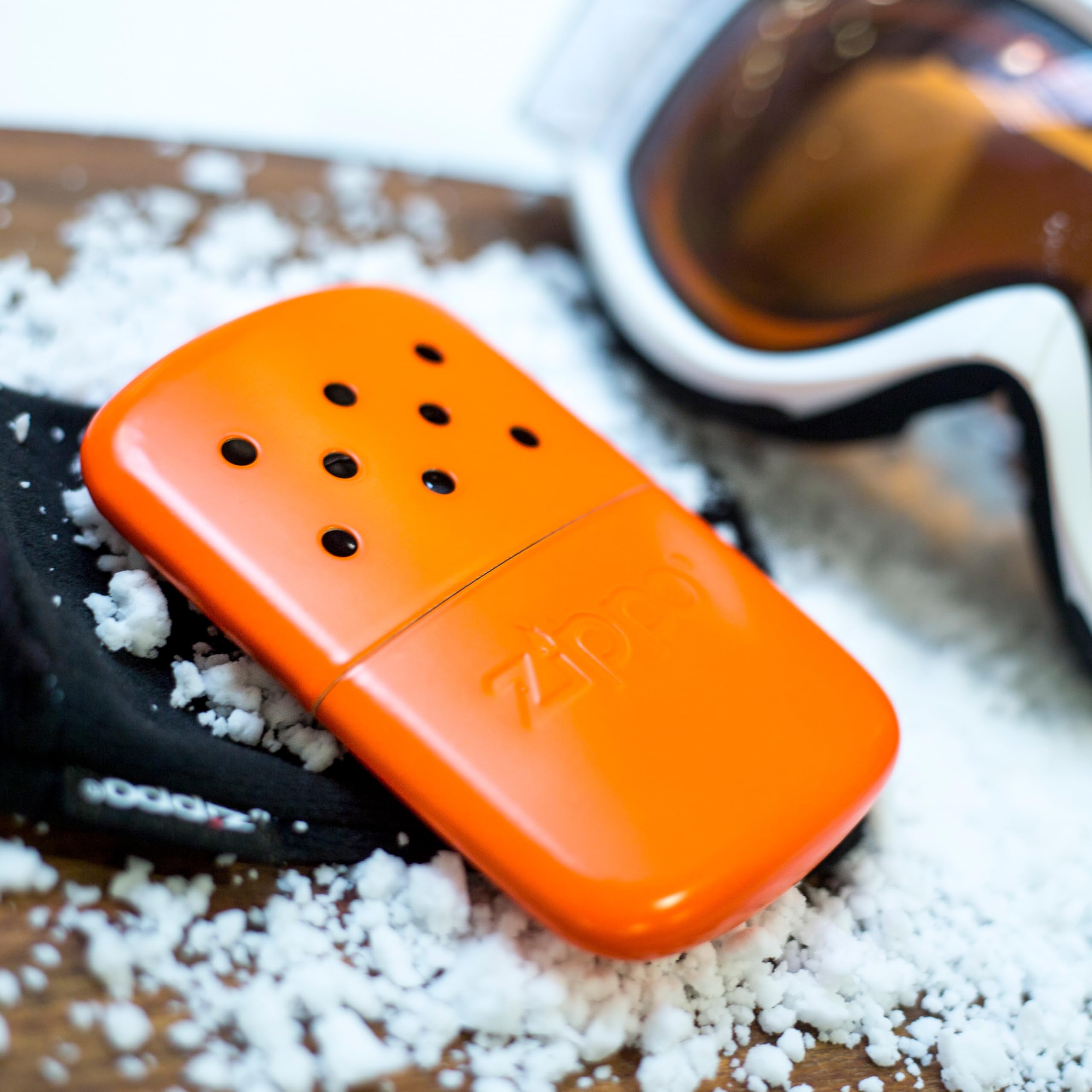 Zippo Calentador de Manos – 12 Horas de Calor – Recargable con Gasolina para Encendedor – Reutilizable – Calienta Manos Naranja