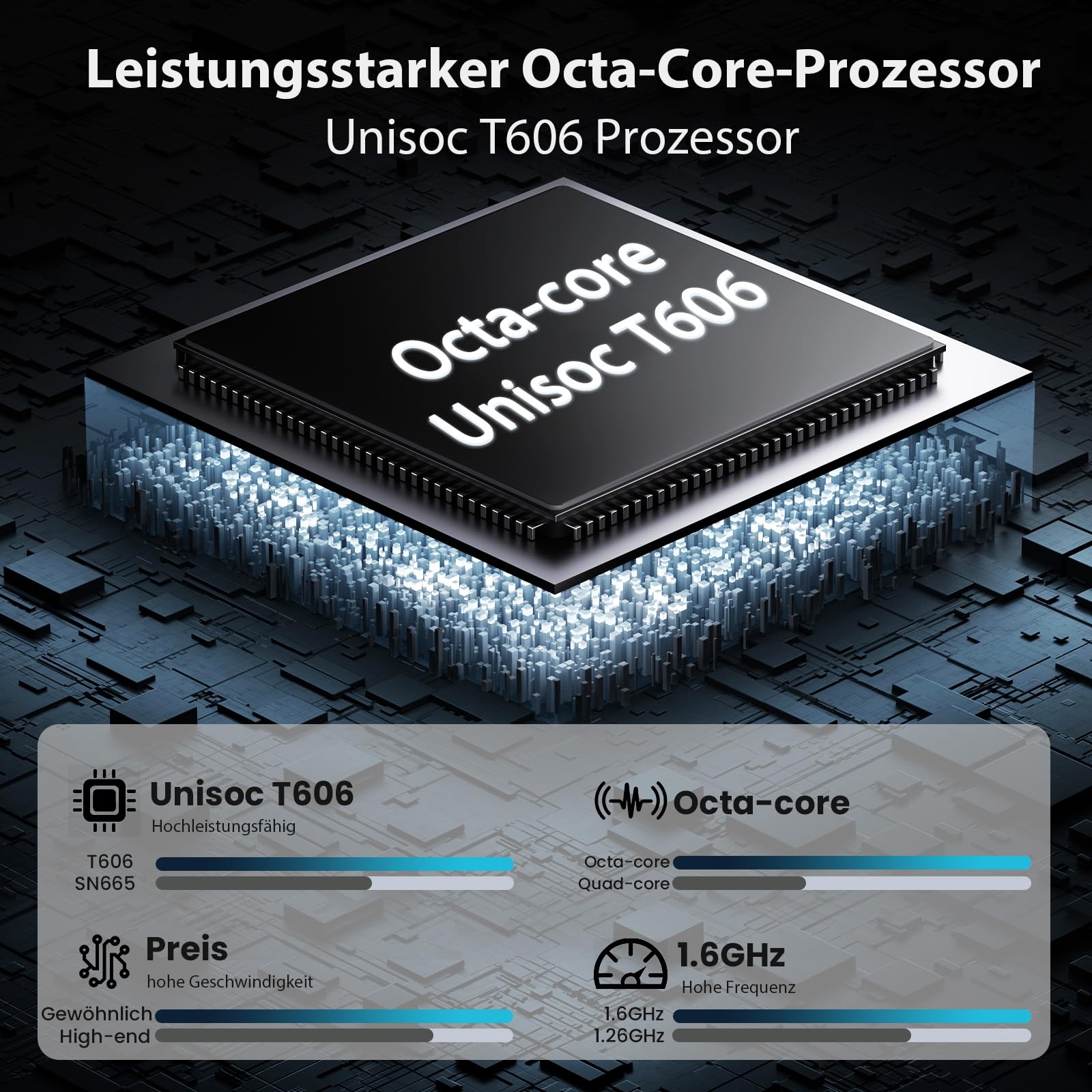 Tablette Android 16,tablette 11 pouces,32 Go + 128 Go extensible à 1 To, pack productivité avec housse clavier, stylet, processeur octa-core, double caméra, WiFi 6, batterie 8000 mAh (Bleu)