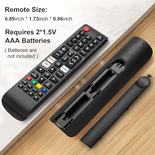 Miniatura 5 de Paquete de 2 piezas de repuesto universal para control remoto Samsung TV, control remoto para Samsung Smart LCD LED HDTV 3D TVs BN59-01315J