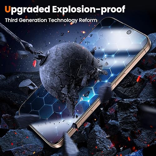 Miniatura 106 de [Paquete de 3+2] Unique Me compatible con Samsung Galaxy S10 de cobertura completa, protector de pantalla de TPU flexible y protector de lente