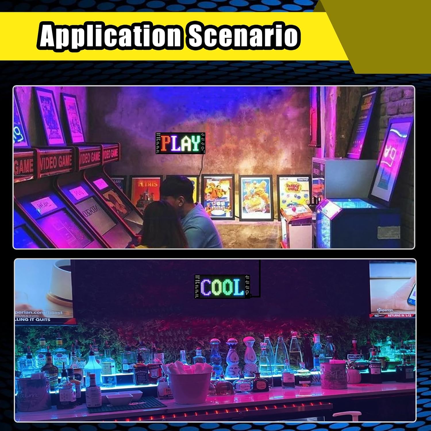 Light Signs for Car | Programmable LED Car Sign | Flexible LED Advertising Sign | Bluetooth APP | Custom Editor Animations/Text/Graffiti - Image 6