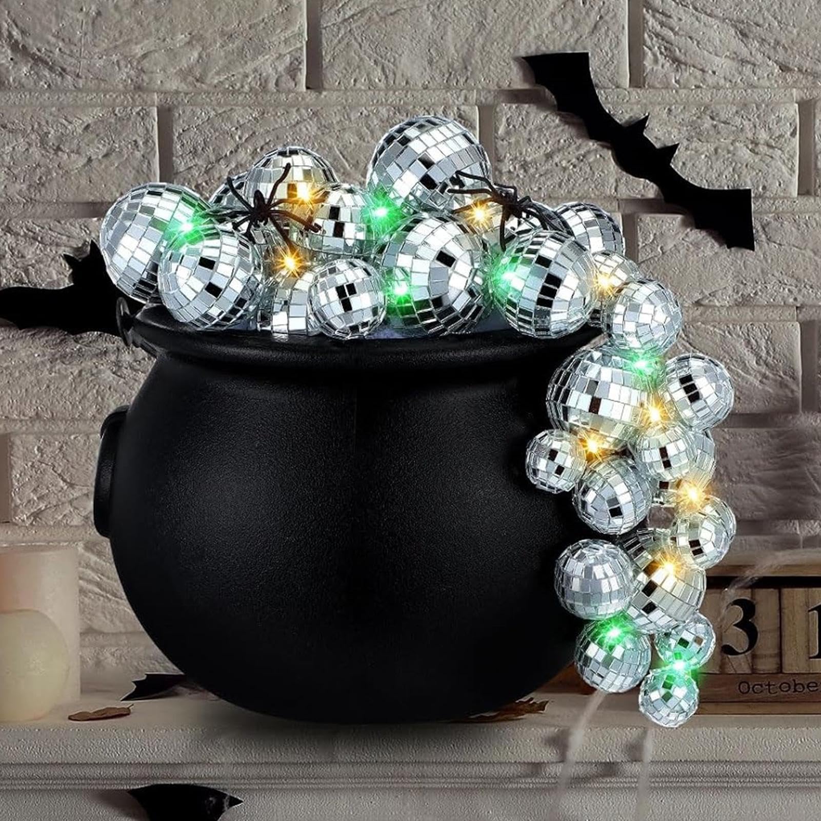 Calderone Strega discoteca Bubbling Illuminato Halloween Desk Decoration