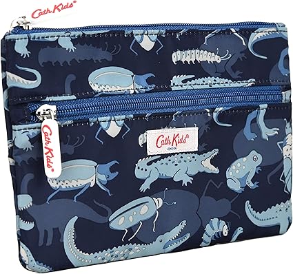 Cath Kidston Wildlife Shadow - Estuche para (poliéster, doble cremallera), color azul marino : Amazon.es: Oficina y papelería