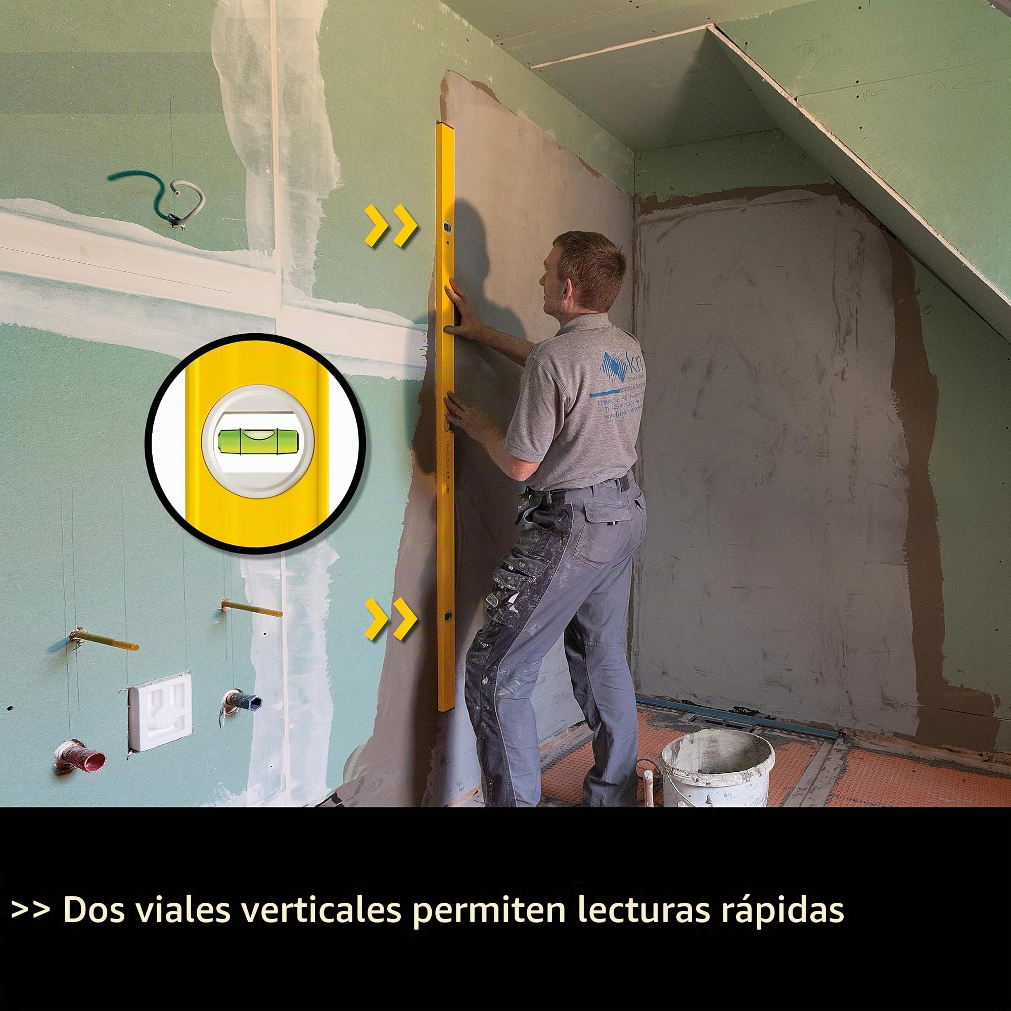 Stabila 19171 Nivel de Burbuja, Amarillo, 32 Pulgadas