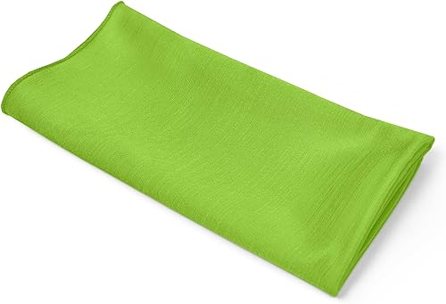 Miniatura 150 de Ultimate Textile -1 docena - Reversible Shantung Satin - Majestic - Servilletas de tela Majestic de 17 x 17 pulgadas color azul pizarra