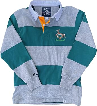 South Africa Grey Hoops Rugby Jersey