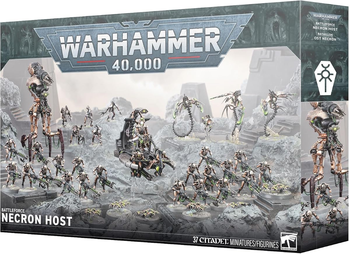 Warhammer 40,000: Necron Host Battleforce – 37 miniaturas de plástico