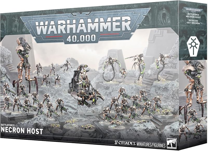 Warhammer 40,000: Necron Host Battleforce – 37 miniaturas de plástico