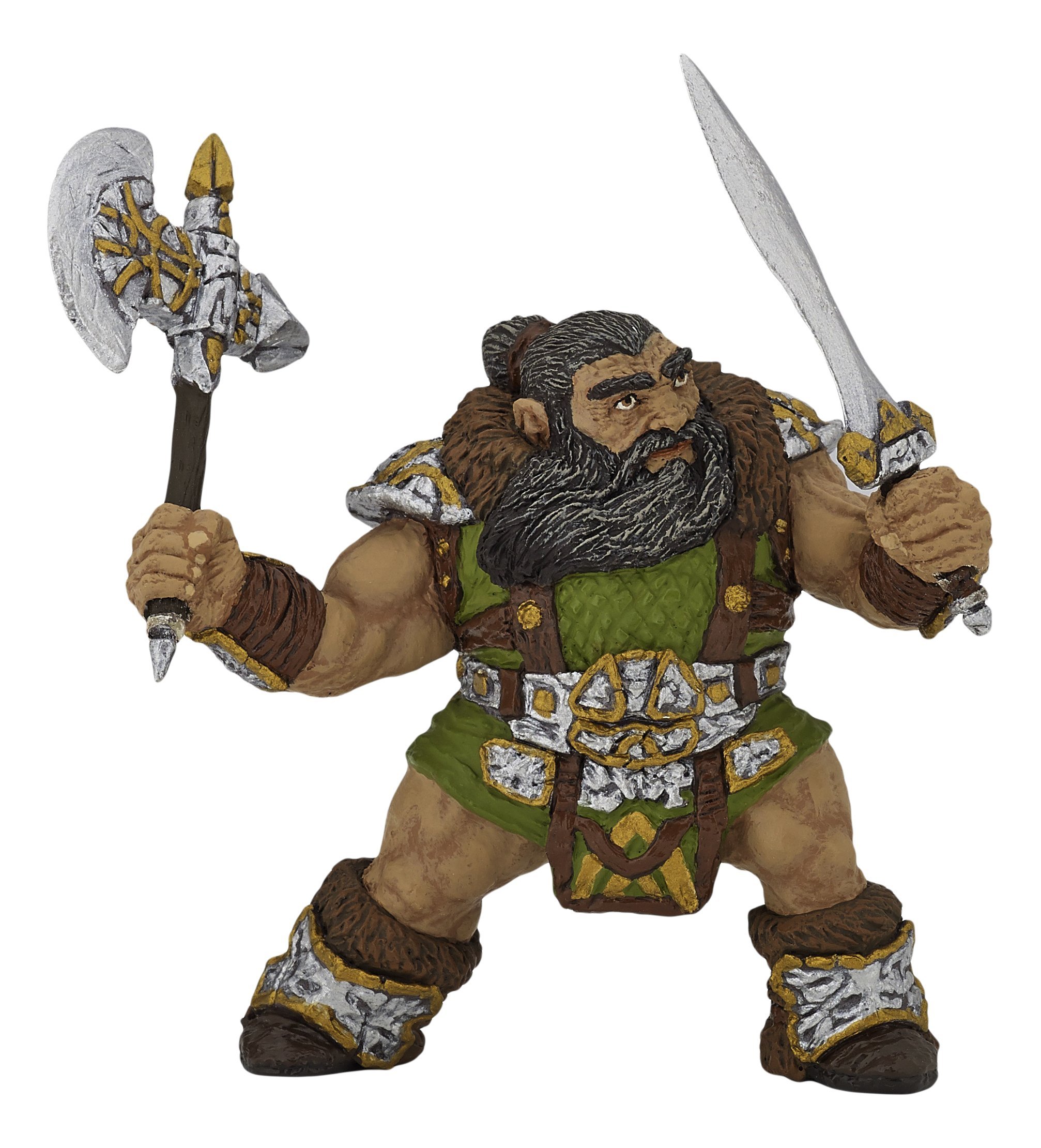 Papo Dwarf Warrior with Axe Figure