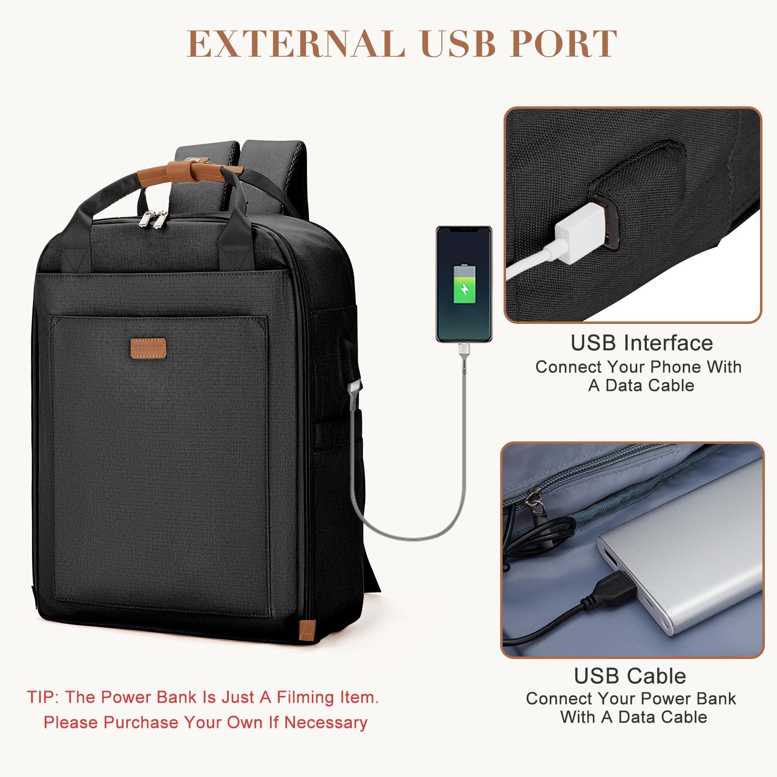 BJLFS Borse da Cabina per Ryanair 40x30x20 Zaino Wizzair Sottovuoto da viaggio 40x20x25 Bagaglio a Mano con compressione sottovuoto,Zaino Easyjet 45x36x20,Zaini Casual per laptop da 14 pollici