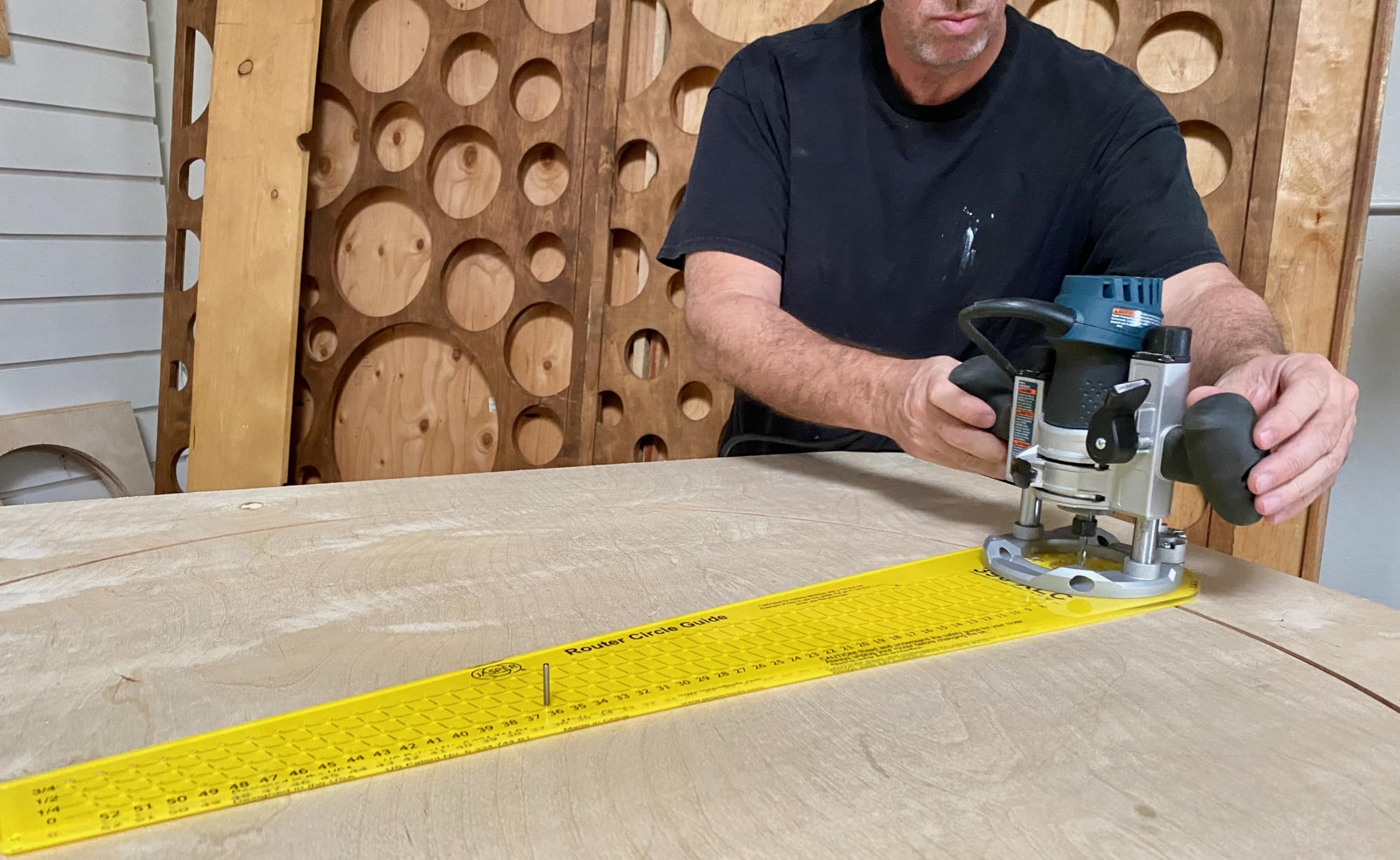 Jasper 390 XLC Router Circle Cutter Jig – Cut 184 Perfect