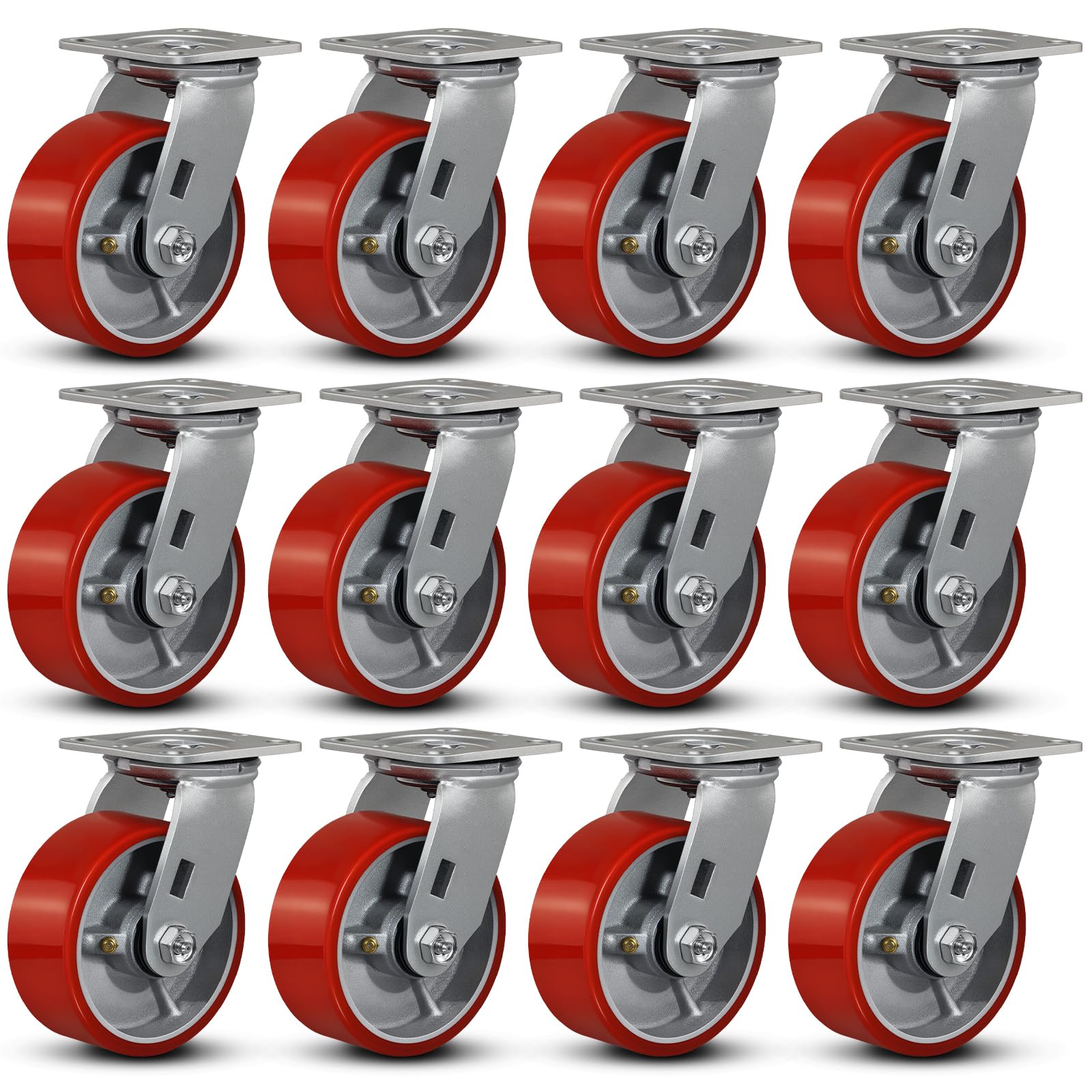 Heavy Duty Industrial Casters - 4000lb Capacity -13 Heavy Duty Industrial Casters - 4000lb Capacity -13