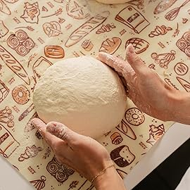 Bee\'s Wrap Beeswax Wraps for Food - Bread Wrap - Made in USA Reusable Bread Storage Bags - Organic & Eco-Friendly Alternative to Aluminum Foil, Sourdough Bags & Plastic Wrap, Bakery Lane