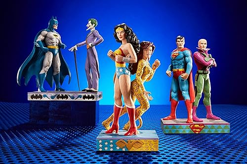 Miniatura 7 de Enesco DC Comics by Jim Shore Justice League Superman and Lex Luthor, figura de 8.88 pulgadas, multicolor