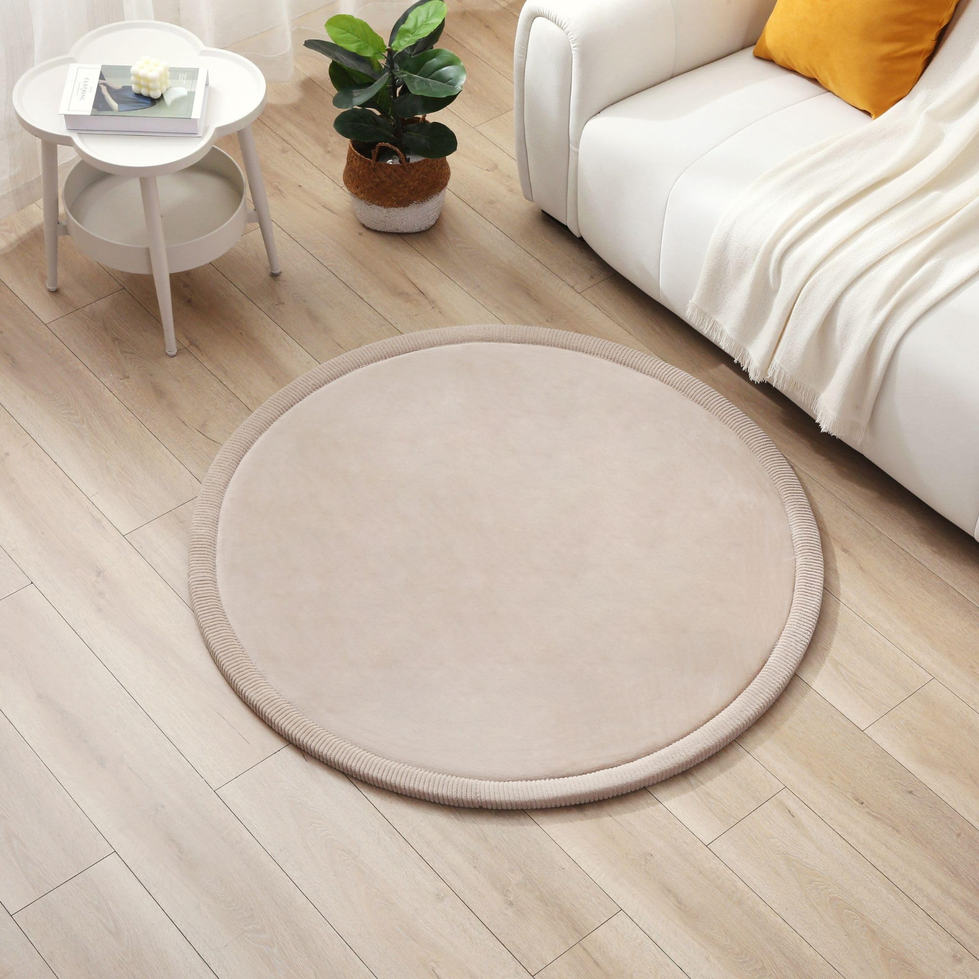 Colchoneta Manta Juegos Bebe 280x200x2,5cm, Beige – Tapete Infantil con Memory Foam Manta de Juegos Bebe Antideslizante, Tatami Bebe, Suelos Infantiles — view 25