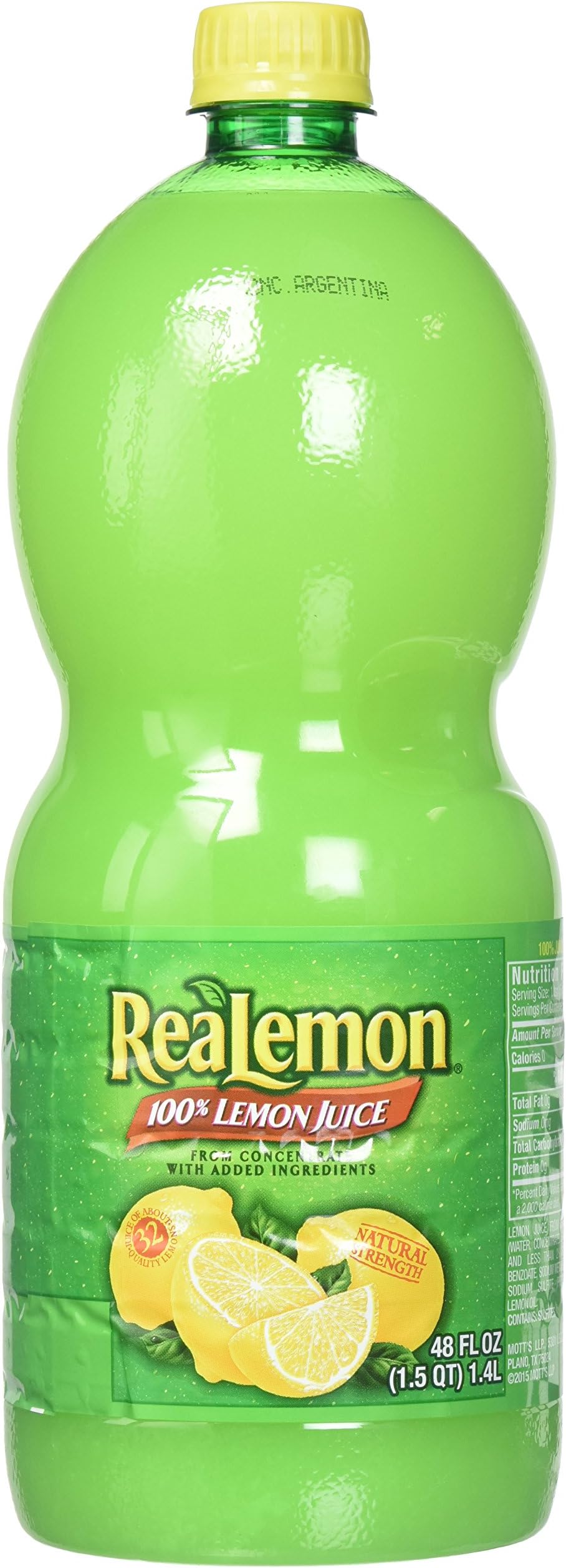 100% Lemon Juice, 48 oz