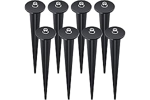 8 Pack Ground Stakes for Solar Outdoor Lights